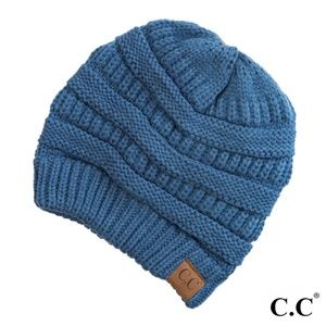 CC Winter Beanie Original Authentic Hat Dark Denim
